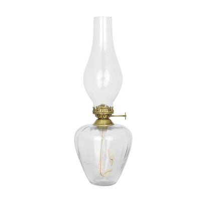Paraffin Lamp Round Brass