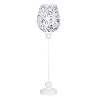 Lantern “Dalia” White Large