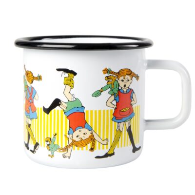 Pippi Enamel Mug – Pippi Longstocking 3,7 dl