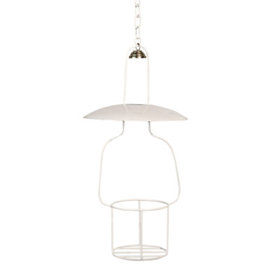 Hanging Paraffin Lamp Stand White