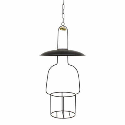 Hanging Paraffin Lamp Stand Black