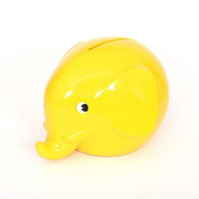 Norsu Money-Box 11cm Yellow