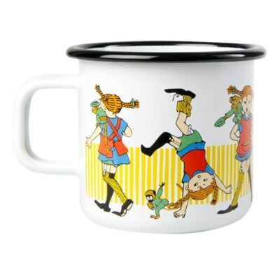 Pippi Enamel Mug – Pippi Longstocking 3,7 dl