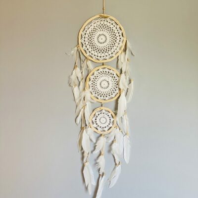 Dreamcatcher crotched rottening 3 rings 22cm