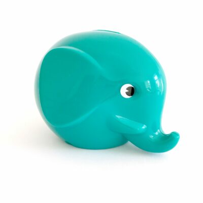 Money-Box Elephant 28cm Emerald