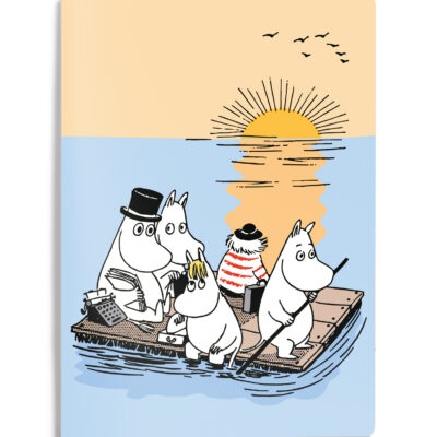 Moomin Notebook A5 – Moomin On A Raft