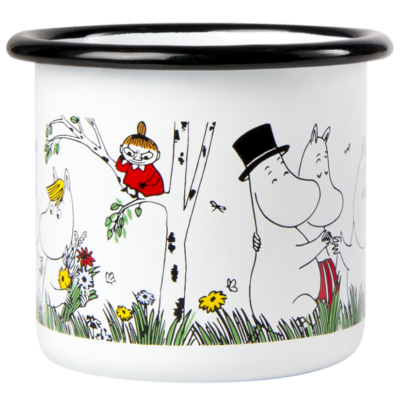 Moomin Enamel Mug 1,5 dl – Happy Family