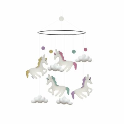 Mobile Unicorn With Clouds