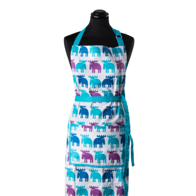 MOZ Apron – Turquoise/Blue/Purple
