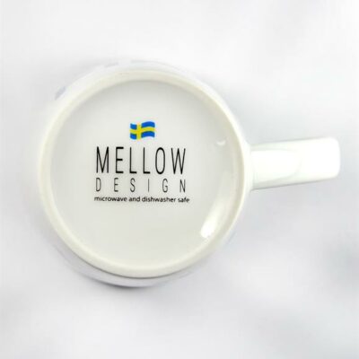 Mugg FIKA Blå/Gul text