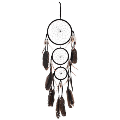 Dreamcatcher Tripple 16cm Black