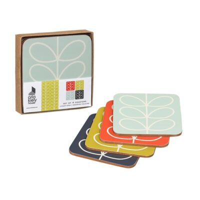 Coaster Set of 4, Linear