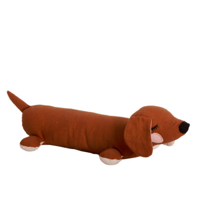 Lazy Puppy Stuffed Animal – Brown