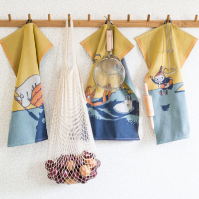 Moomin Tea Towel – Moomin & Boat