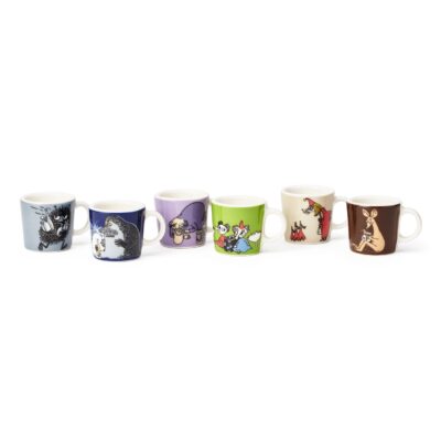 Moomin Mini-Mugs 6-Pack – Second Classic- Arabia