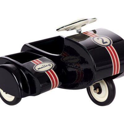 Black Scooter With Sidecar, Metall