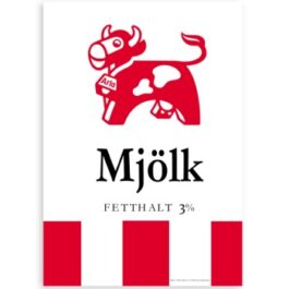 Poster Mjölk 50x70cm