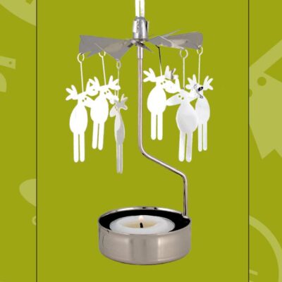 Änglaspel Älg Silver