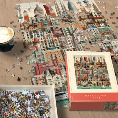 Pussel, Barcelona – 1000 Bitar