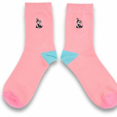 Damstrumpa Broderad Mumin – Lilla My Rosa