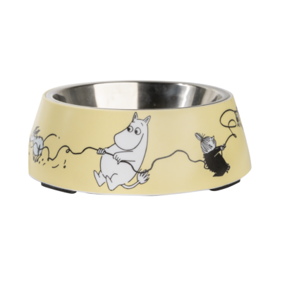 Moomin Pets- Matskål M 17,5 cm, Gul