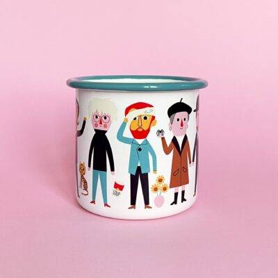 Emaljmugg – Art Lover