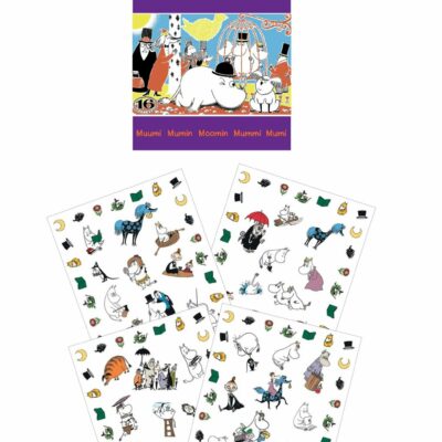 Klistermärken – Mumin Äventyr, Lila