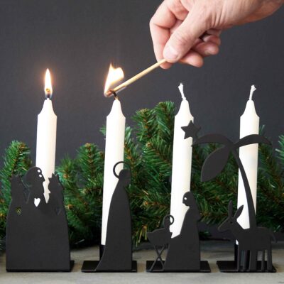 Adventsljusstake Krubba