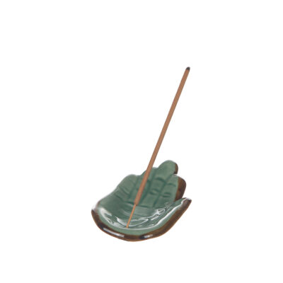 Rökelsehållare i keramik – Grön